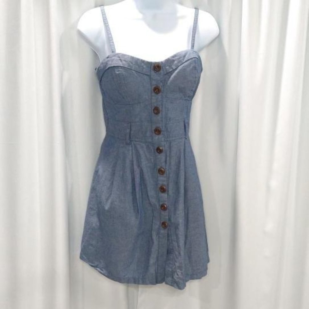 Varga Sweetheart Denim Dress Size Small